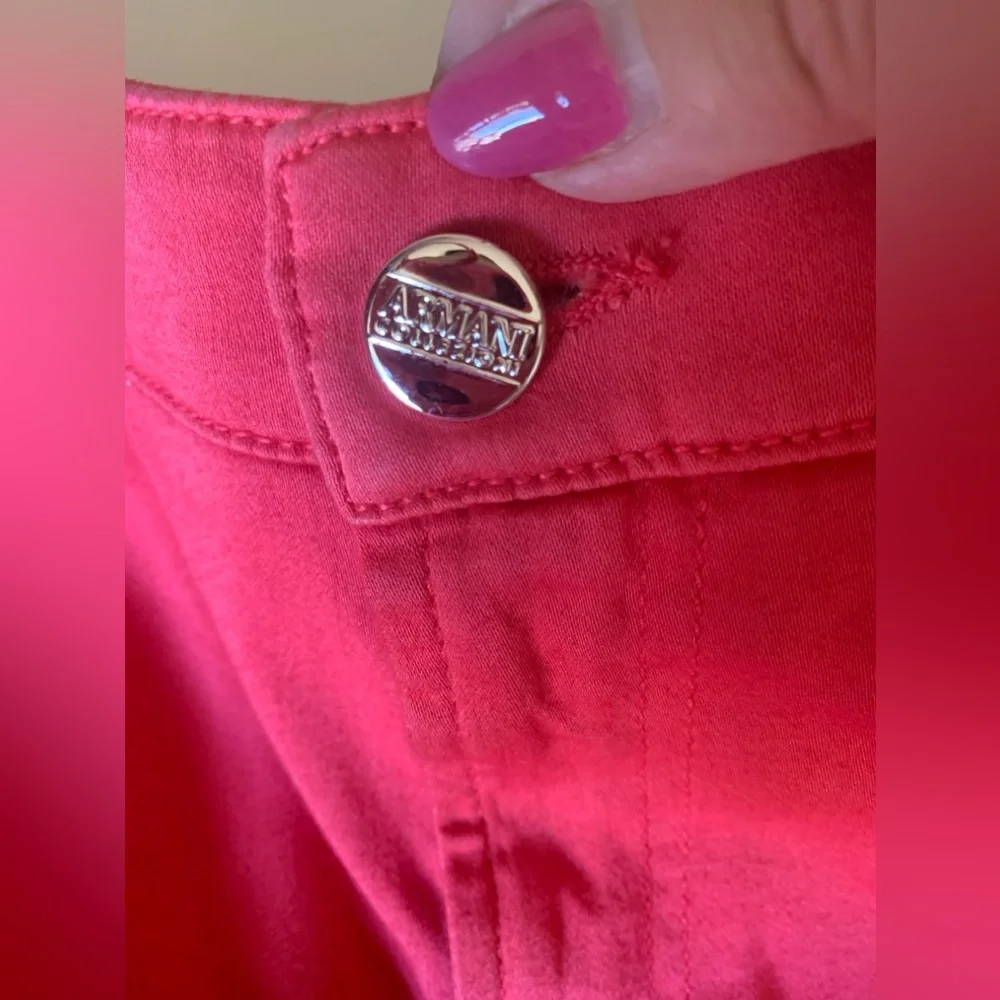 Armani Collezioni Rose Colored Jeans - Picture 3 of 9